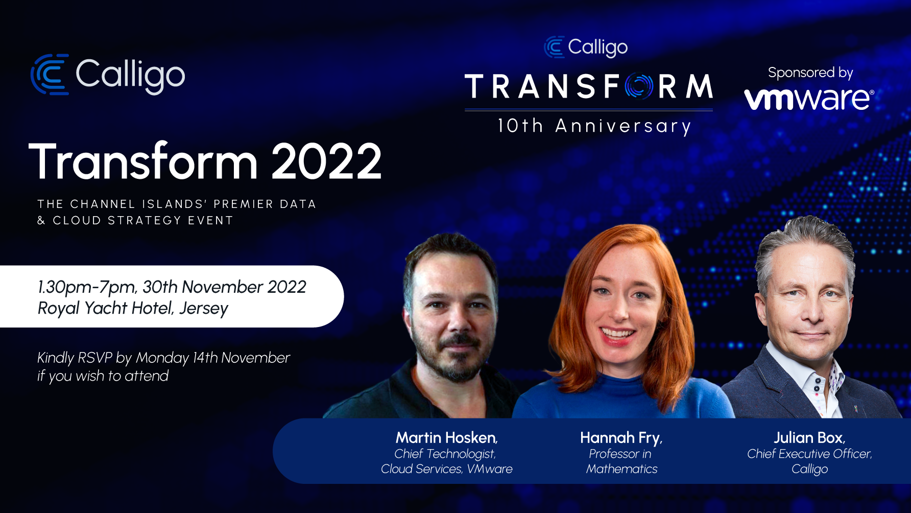 The Jersey Transform 2022 Event | Calligo